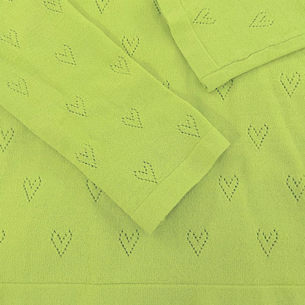 Zara size S lightweight sweater with heart details. NWT